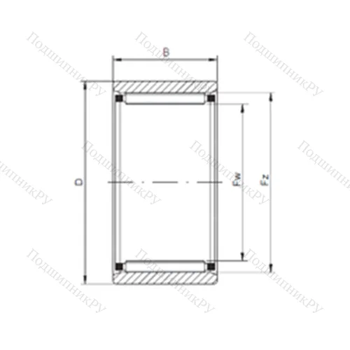 Подшипник роликовый радиальный RNAO 35x47x16 от производителя  CX