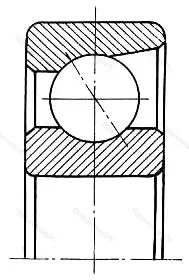 Модификация подшипника 746101 размер 12x28x8 от производителя  ГПЗ-2