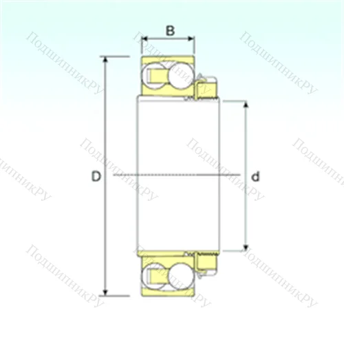 Подшипник шариковый радиальный самоцентрирующийся 2320 K+H 2320 от производителя  ISB