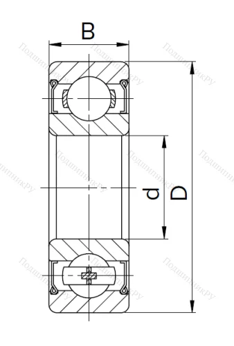 Миниатюрный шариковый подшипник 80023 T (623 ZZT) JDWHGPWXUE в Омске