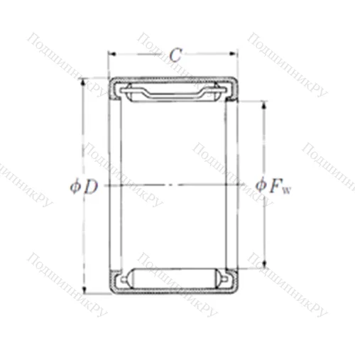Подшипник игольчатый радиальный FJL-2220L от производителя  NSK