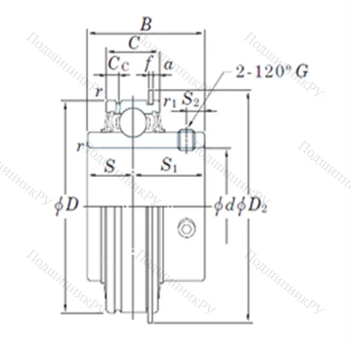 Подшипник шариковый радиальный ER 205-15