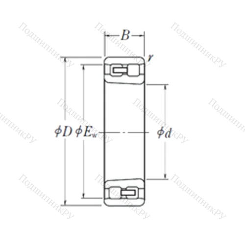Подшипник роликовый радиальный NN 3026 K