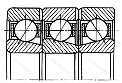 Подшипник  1246932 размер 160x220x84 от производителя  ГПЗ-4