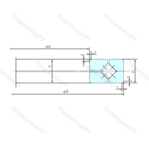 Подшипник роликовый упорно-радиальный 250XRN 33 от производителя  NACHI