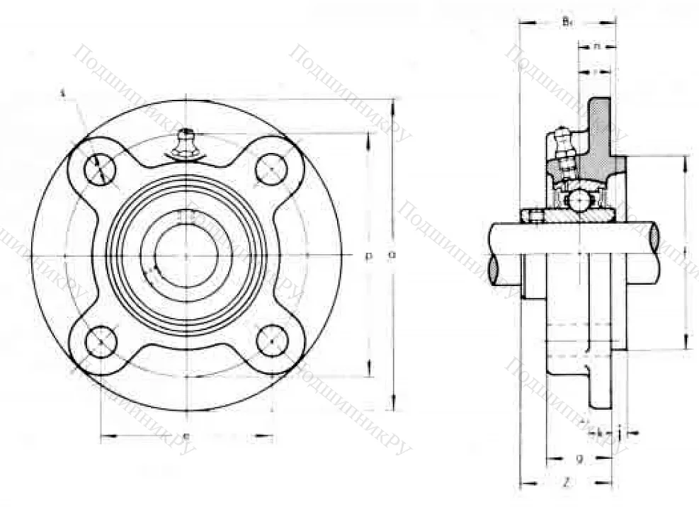 Подшипниковый корпус FC 217 ASAHI в Омске