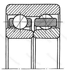 Подшипник  3086201 (3201D) размер 12x32x15,9 от производителя  ГПЗ-4