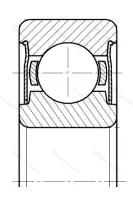 Подшипник 6005-2Z размер 25x47x12