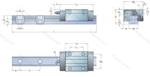 Каретка LLTHC 25 R-T 1 P 3 (M/P 010713) в Омске