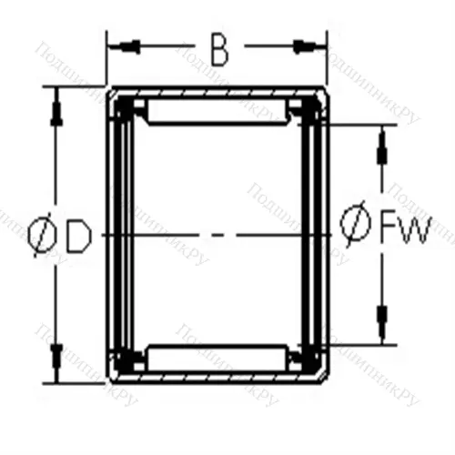 Подшипники игольчатые, дюймовая серия SCE 1414PP от производителя  AST
