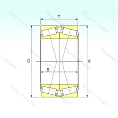 Подшипник роликовый радиально-упорный 30222J/DF от производителя  ISB