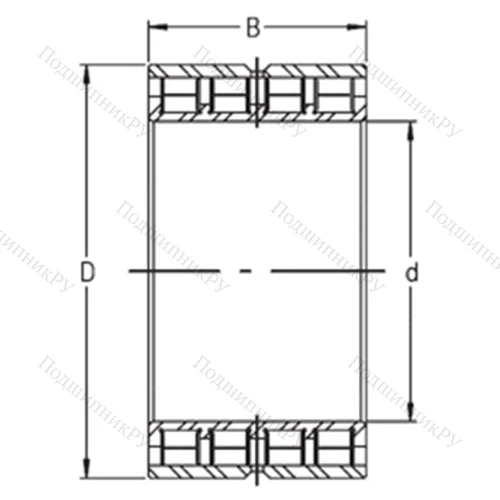 Подшипник роликовый радиальный SL 15 928