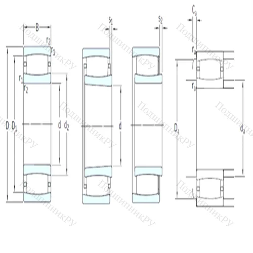 Подшипник роликовый тороидальный C 30/800KMB от производителя  SKF