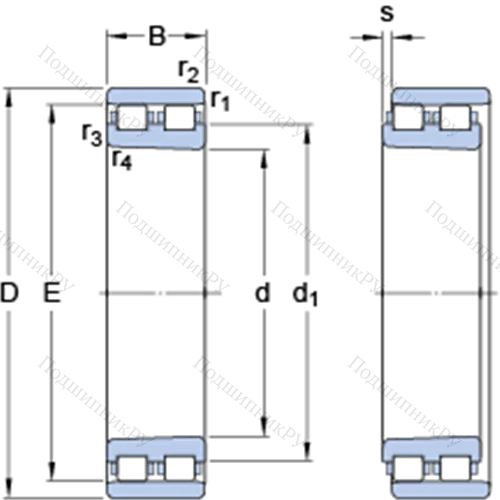 Прецизионные двухрядные цилиндрические роликоподшипники NN 3009 KTN/SP от производителя  SKF