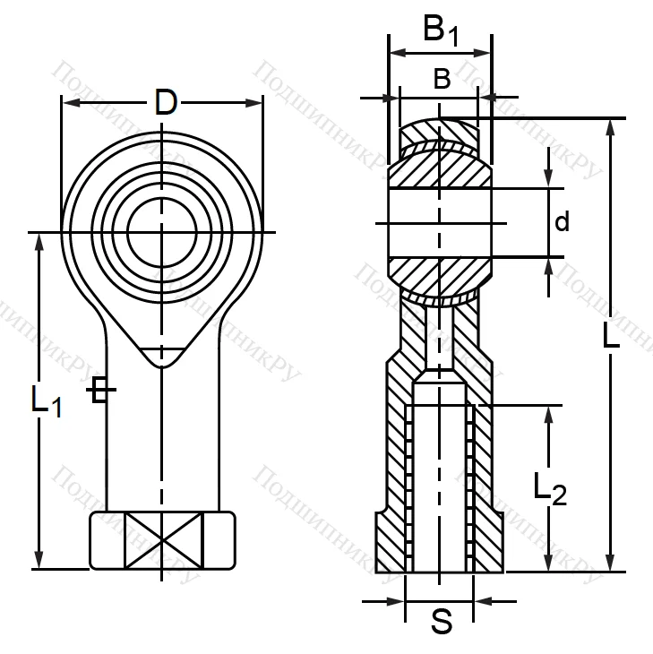 Шарнирная головка  PHS 10 L в Омске