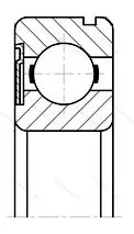 Подшипник  150105 (6005-ZN) размер 25x47x12