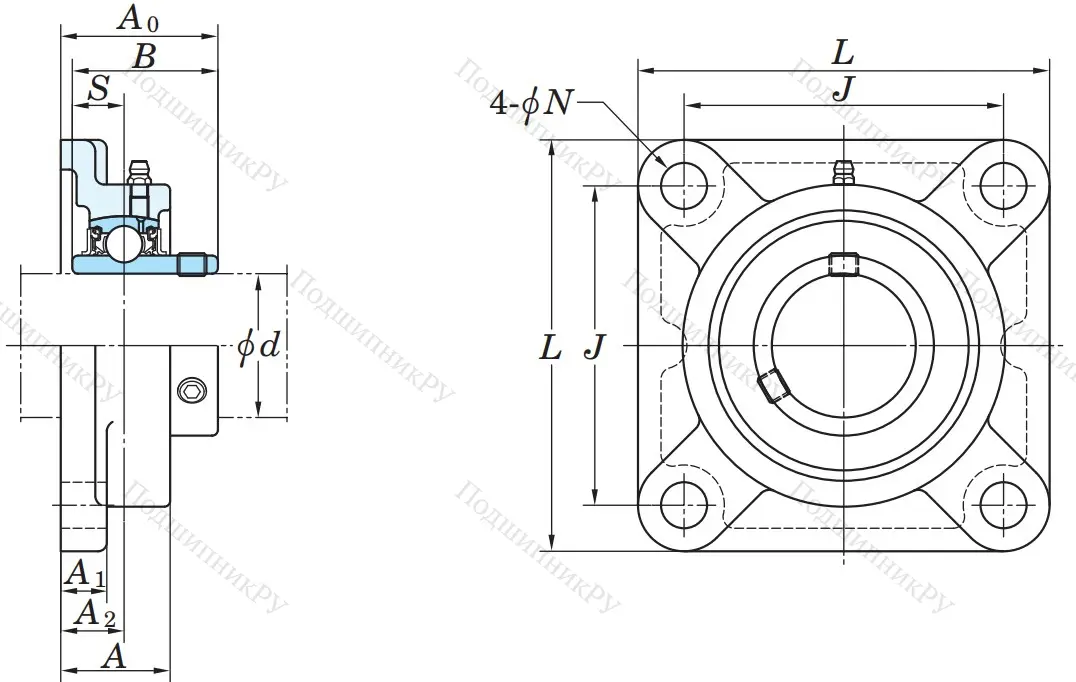 Подшипниковый узел UCF 210 J в Омске