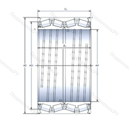Подшипник роликовый радиально-упорный STF 170KVS 2401Eg от производителя  NSK