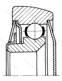 Модификация подшипника 260703АС3 размер 17x62x20/24 от производителя  ГПЗ-13