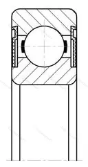 Подшипник  180704 размер 20x42x13