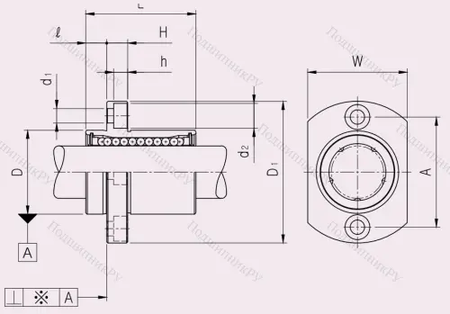 Подшипник LMH 6 UU в Омске
