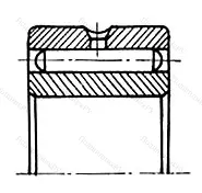 Модификация подшипника 74716К размер 80x125x50 от производителя  ГПЗ-3