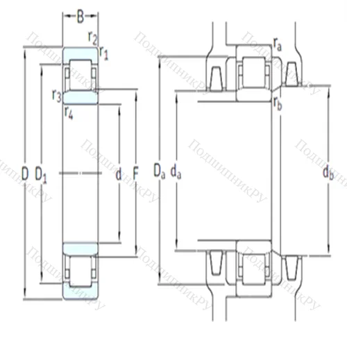 Подшипник роликовый радиальный NU 213ECM/HC 5C 3 от производителя  SKF