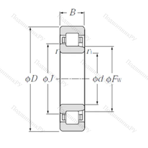 Подшипник роликовый радиальный NJ 315
