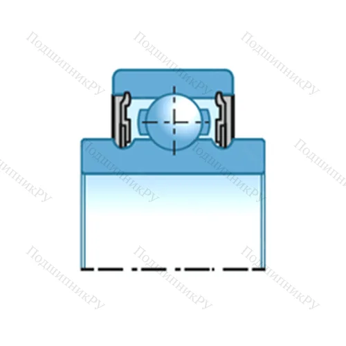 Подшипник шариковый радиальный DG 357226W 2RSC 4
