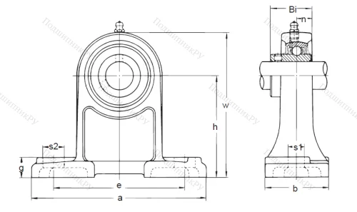 Подшипниковый узел UCPH 205 в Омске