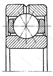 Подшипник  1116096 размер 6x15x5 от производителя  ГПЗ-31