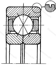 Подшипник  1126924 размер 120x165x22 от производителя  ГПЗ-15