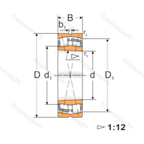 Подшипник роликовый радиальный самоцентрирующийся 22220 KW 33 от производителя  MPZ