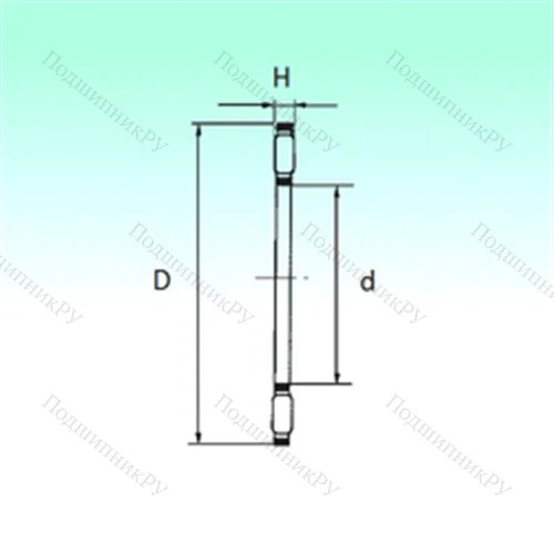 Подшипник игольчатый упорный AXK 0414 TN от производителя  NBS
