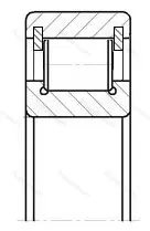 Подшипник  102215 (NCL 215) размер 75x130x25 от производителя  ГПЗ-16