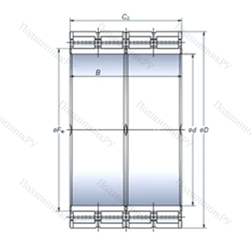 Подшипник роликовый радиальный STF 600RV 8714g