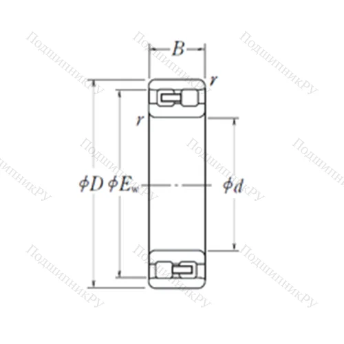Подшипник роликовый радиальный NN 3013