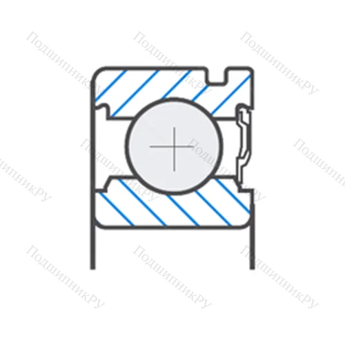 Подшипник шариковый радиальный 6208ZC 3
