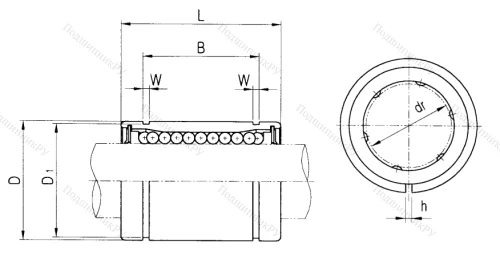 Подшипник LM 8 UU AJ в Омске