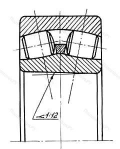 Модификация подшипника 153519 размер 95x170x43 от производителя  BBC