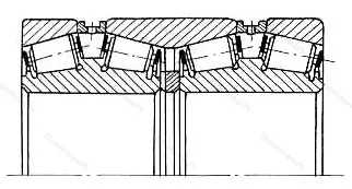 Подшипник  535884 (2077144) размер 220x340x305 от производителя  FAG