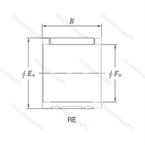 Подшипник игольчатый радиальный RE 242924AL 1 от производителя  KOYO