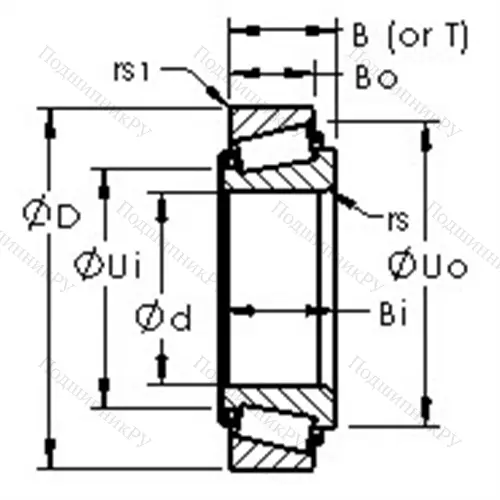 Подшипники роликовые конические, дюймовая серия LM 12749/LM 12710 от производителя  AST