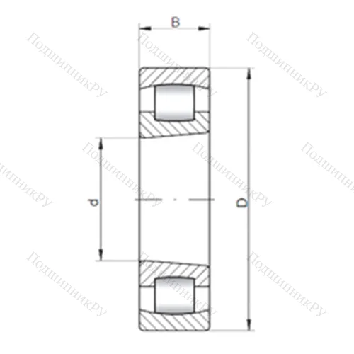 Подшипник роликовый радиальный самоцентрирующийся 20211 KC от производителя  CX