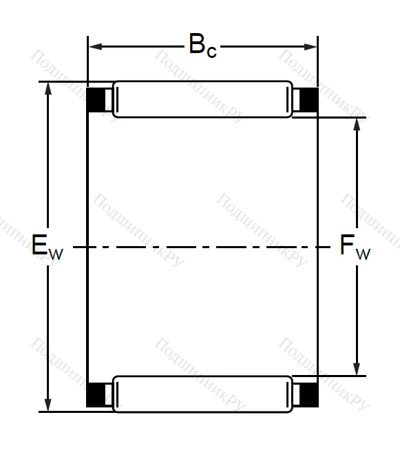 Подшипник K 60x65x41 (KT) в Омске
