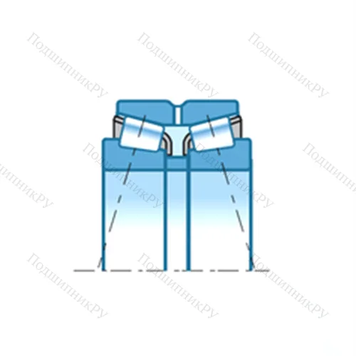 Подшипник роликовый радиально-упорный T-HM 237532/HM 237510D+A