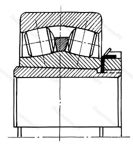 Подшипник  353610 (22311K+H 2311) размер 50x120x43/59 от производителя  МПЗ