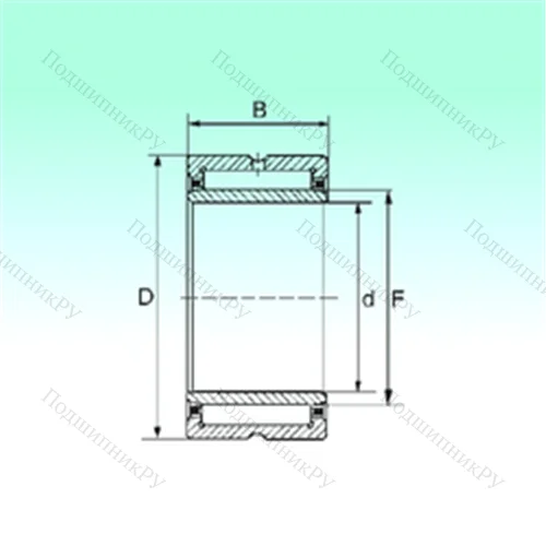 Подшипник игольчатый радиальный NA 4907 от производителя  NBS