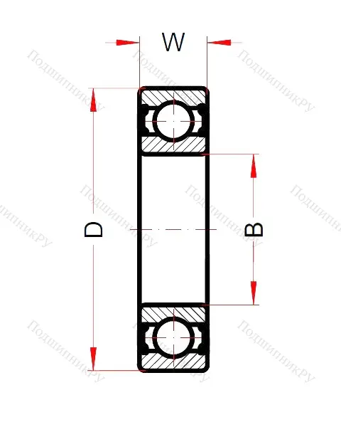 Высокотемпературный подшипник 6309 BHTS ZZ C 4 220°-250° (BECO) от производителя  BECO