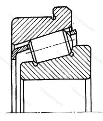 Подшипник  32310R (67610) размер 50x110x42,25 от производителя  SKF